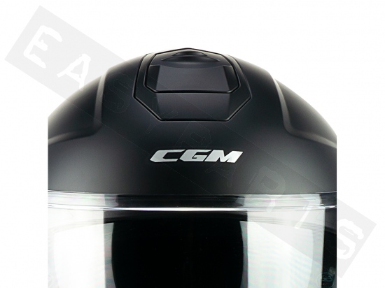 Helm Modular CGM 569A C-MAX MONO mattschwarz (Doppelvisier)